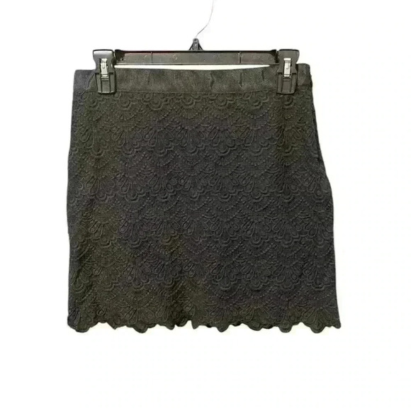 🟠J. Crew Navy Lace Mini Skirt Size 00 - Picture 1 of 4